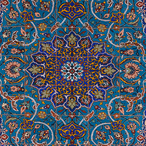 Turquoise tiles